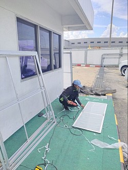 เปลี่ยนมุ้งโรงงานที่นวนคร