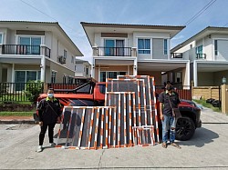 ติดตั้งมุ้งลวดให้ลูกค้าที่ นนทบุรี